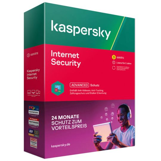 Kaspersky Internet Security - 3 Benutzer 24 Monate 