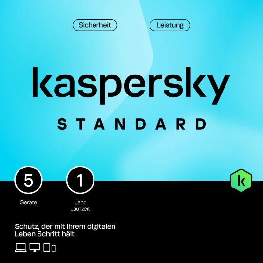 Kaspersky Standard 5 User 1 Jahr PKC (multilingual) (Multi-Device) 