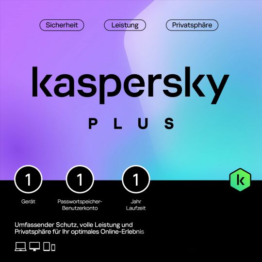 Kaspersky Plus 1 User 1 Jahr PKC (multilingual) (Multi-Device) 