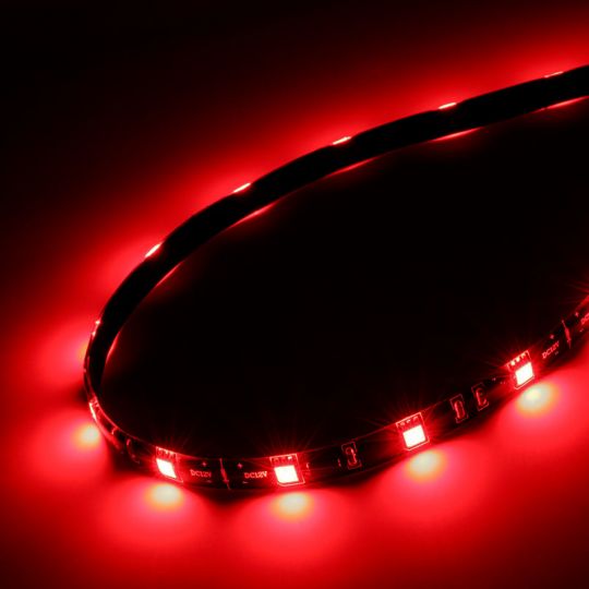 2x Akasa Vegas M LED-Strip 15 Led's, 50cm, Rot, Gehäusebeleuchtung 