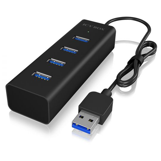 4 Port USB 3.0 HUB Raidsonic Icybox IB-HUB1409-U3 