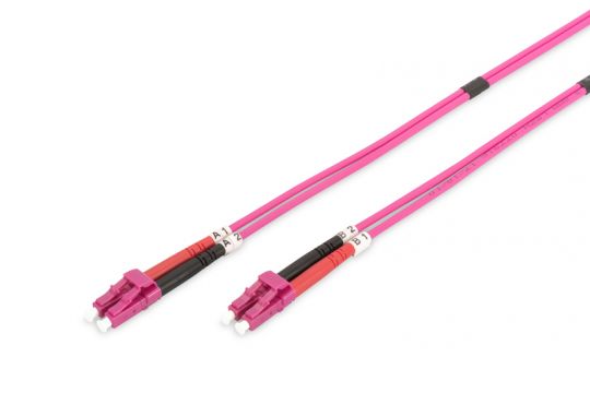 Kabel LWL 5m DIGITUS LC/LC 50/125µ Glasfaserkabel