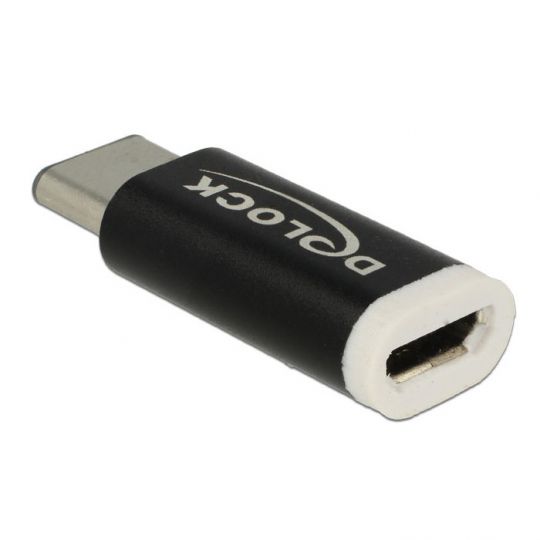 Delock Adapter USB Type-C Stecker zu USB Micro-B Buchse 