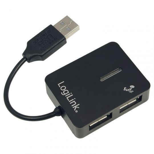 4 Port USB 2.0 HUB LogiLink Smile 