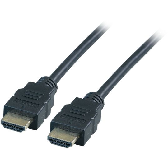 0,5m HDMI 1.4b Kabel / 4096x2160@30Hz / Schwarz 