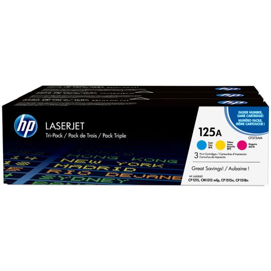 HP Toner 125A Color Pack 