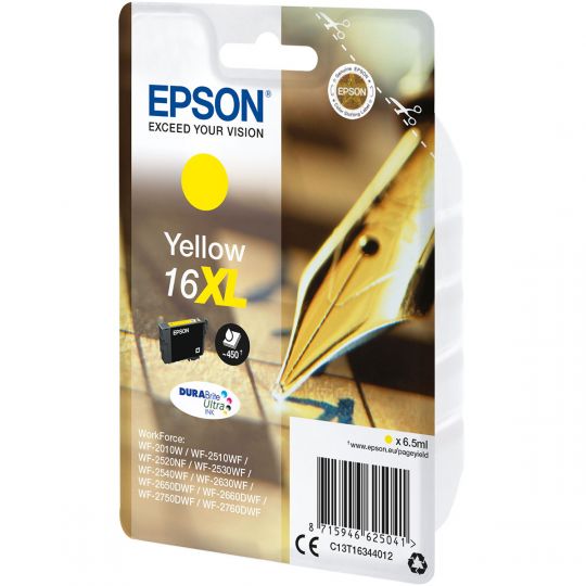 Epson 16 XL gelb (C13T16344010) Tintenpatrone Gelb