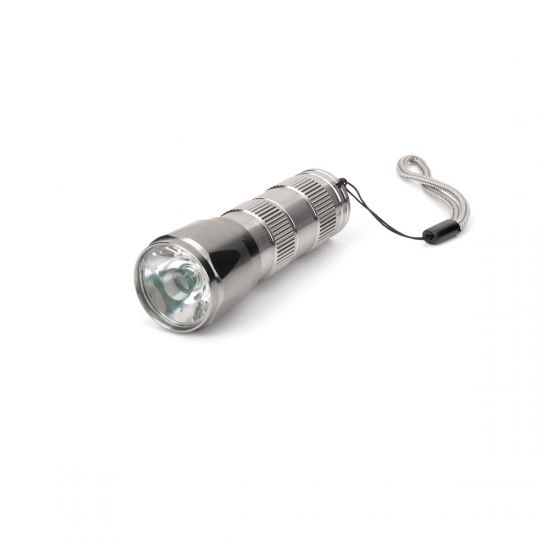 LED Taschenlampe Silber 