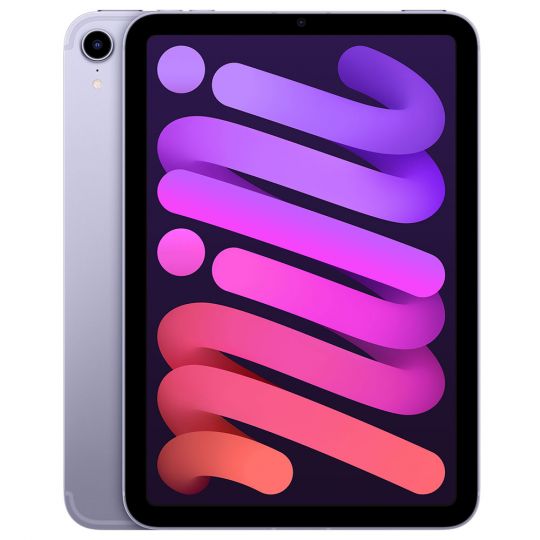 Apple A15 Bionic iPad Mini 6 Gen 8,3 Zoll 64GB Tablet in Violett mit Mobilfunk (eSIM Unterstützung) LTE 5G 