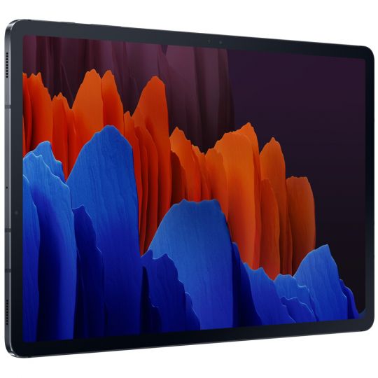 Samsung Galaxy Tab S7+ T976B - 12,4 Zoll Android 11 Tablet in Schwarz mit Mobilfunk LTE 