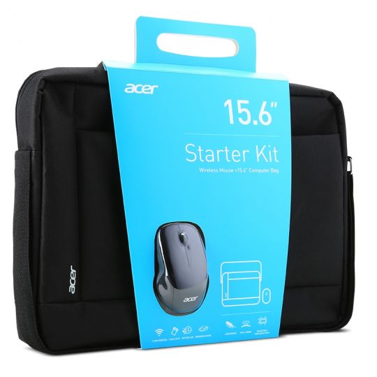 39,62cm (15,6'') Acer Notebook Starter Set: Maus + Tasche + Garantieverlängerung 