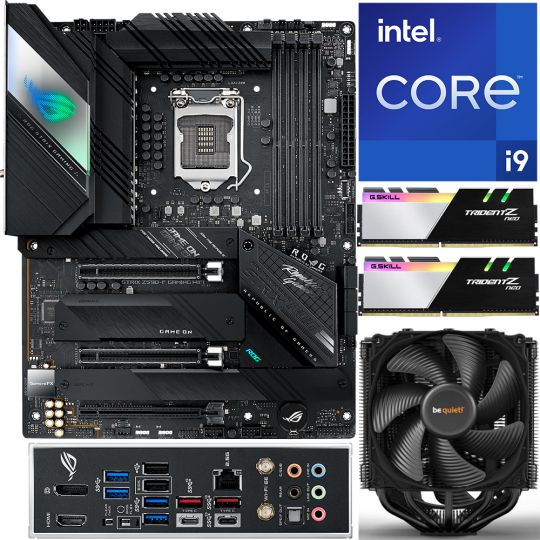 Aufrüstkit Intel Core i9-11900K + 32GB RAM + ASUS ROG Strix Z590-F Gaming WIFI Mainboard 