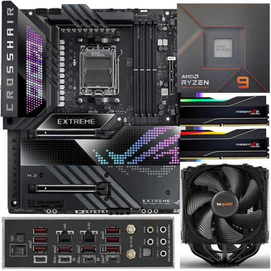 Aufrüstkit AMD Ryzen 9 7950X + 32GB RAM + ASUS ROG Crosshair X670E Extreme Mainboard 