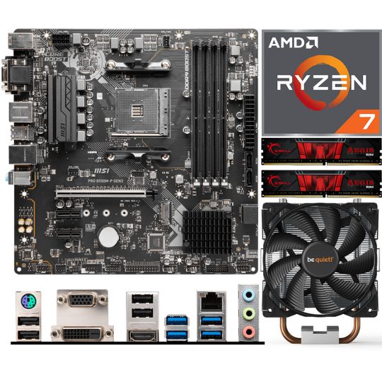 Aufrüstkit AMD Ryzen 7 5800X3D + 16GB RAM + MSI PRO B550M-P GEN3Mainboard 