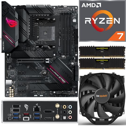 Aufrüstkit AMD Ryzen 7 5800X3D + 32GB RAM + ASUS ROG Strix B550-F Gaming WIFI II Mainboard 