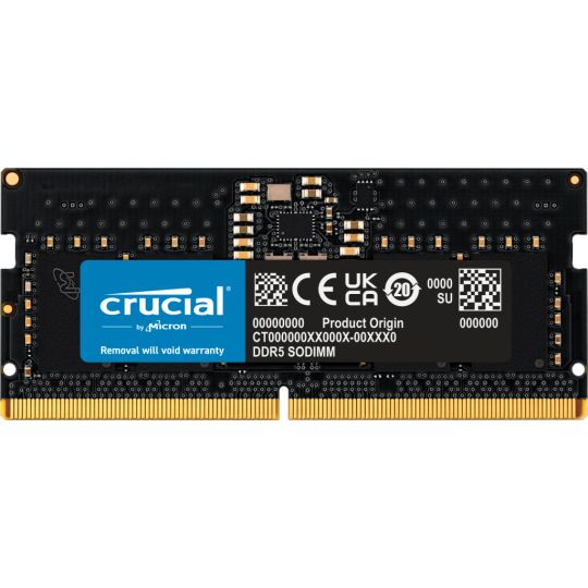8GB Crucial SO-DIMM 8GB, DDR5-5600, CL46-45-45, on-die ECC