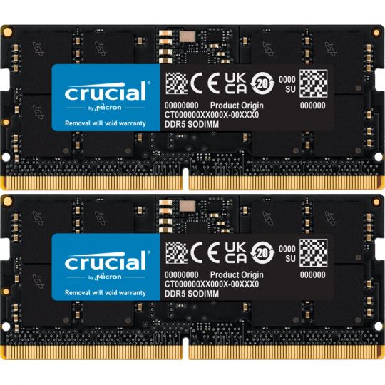 64GB Crucial CT32G56C46S5 DDR5 5600 (2x 32GB) - Notebookspeicher 
