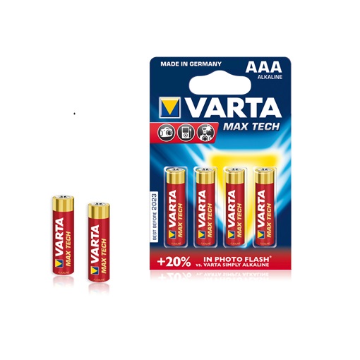 Varta Max Tech LR03 AAA Micro 4er Pack 