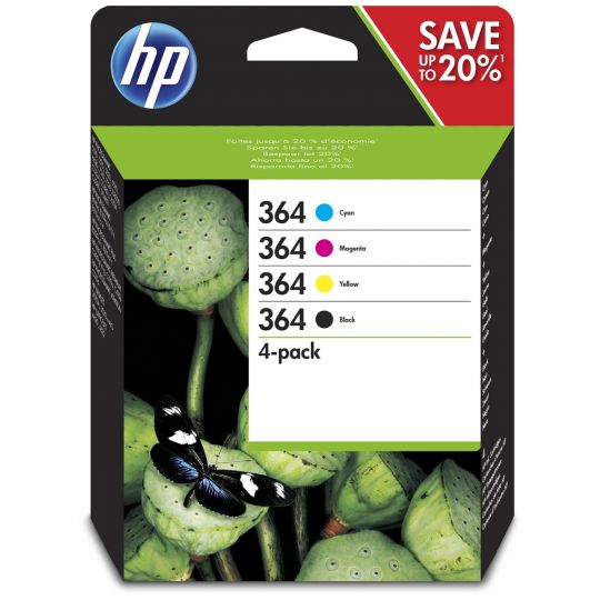 HP 364 Rainbow Kit Tintenpatrone - Schwarz, Cyan, Magenta, Gelb