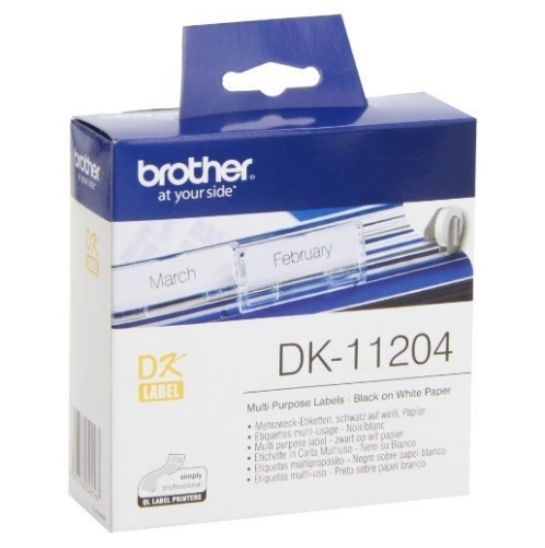 Brother DK-11204 Etiketten 