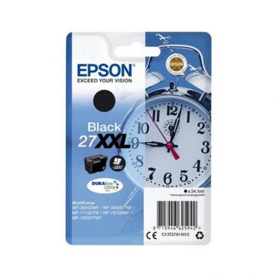 Epson 27 XXL Schwarz C13T27914010 Tintenpatrone 