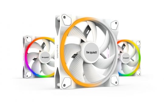 140mm be quiet! Light Wings White RGB 3er Pack Gehäuselüfter