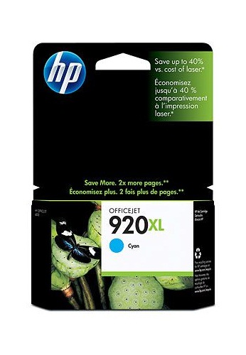 Hewlett Packard 920XL - CD972AE Tintenpatrone Cyan 