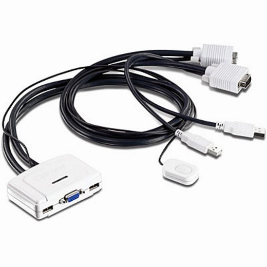 2-Port USB KVM Switch 