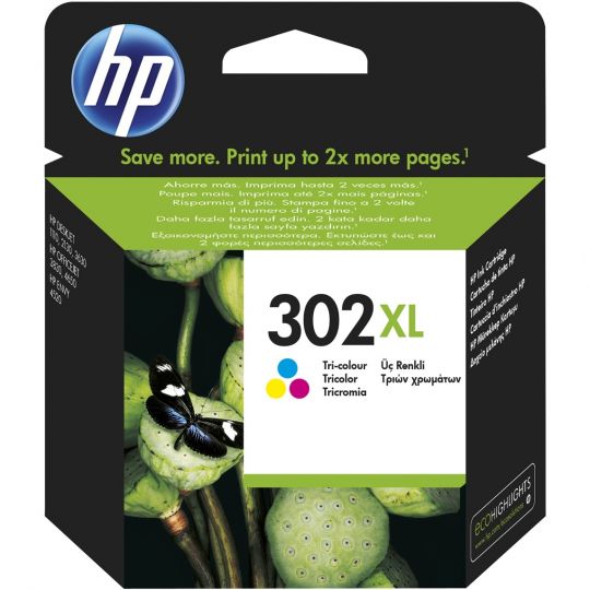 HP Druckkopf mit Tinte Nr 302 XL farbig 