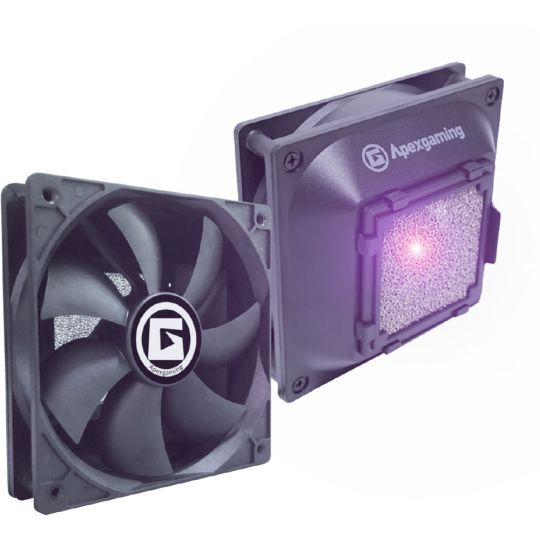 Apexgaming AC-120Ti 120mm Gehäuselüfter mit Luftreiniger