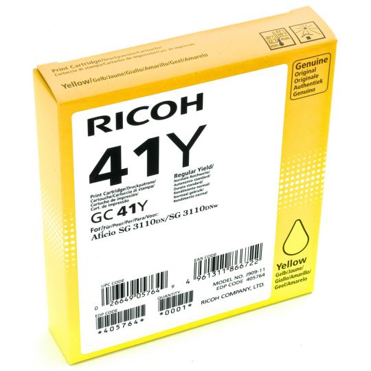 Ricoh G41Y Tinte (Gel) Gelb