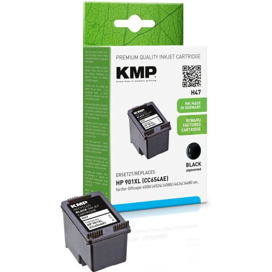 KMP H47 - HP 901XL (CC654AE) - Schwarz - Tintenpatrone 