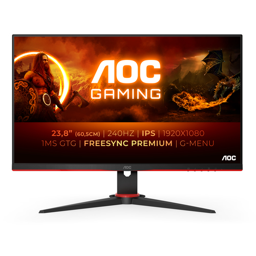 60,5cm (23.8") AOC 24G2ZE/BK Full HD Monitor 