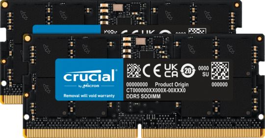 32GB Crucial CT2K16G48C40S5 DDR5 4800 (2x 16GB) SO-DIMM 