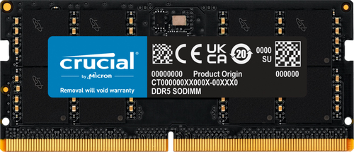 48GB Crucial SORAM  D5 5200 48GB CL46 - 48 GB DDR5 5600 MHz (1x 48 GB) Arbeitsspeicher 