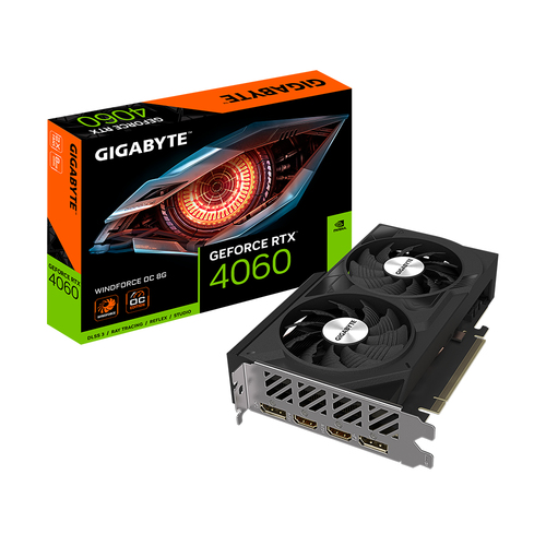 Gigabyte GeForce RTX 4060 ELITE 8G NVIDIA GeForce RTX 4060 