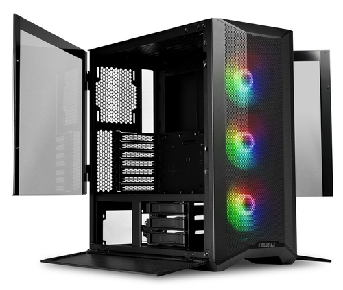 Lian Li LANCOOL II MESH RGB Midi Tower Schwarz, Transparent 