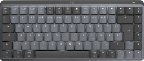 Logitech MX Mini Mechanical for Mac Tastatur Bluetooth QWERTZ Deutsch Graphit, Grau 