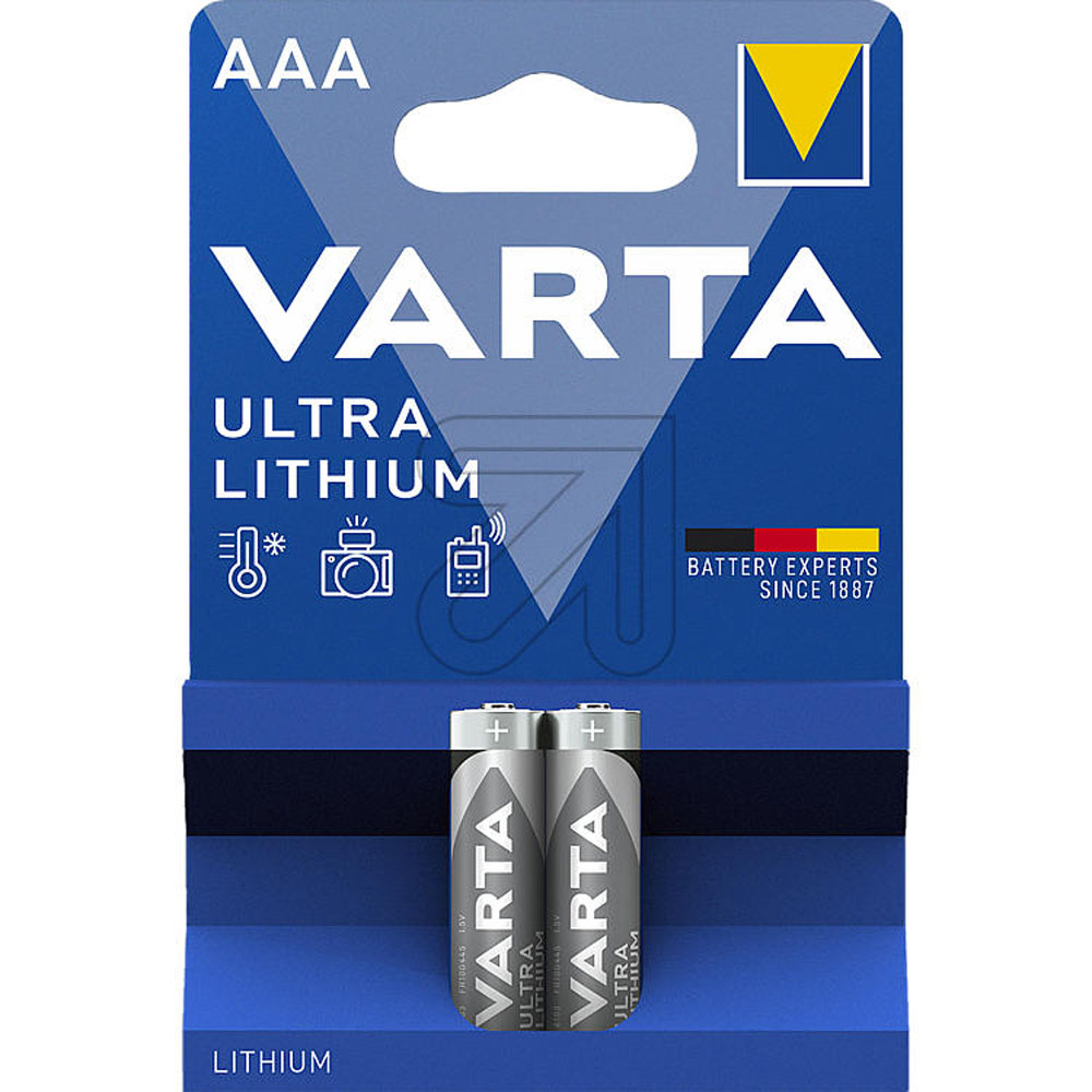 Varta Lithium Micro AAA - 2er-Pack 