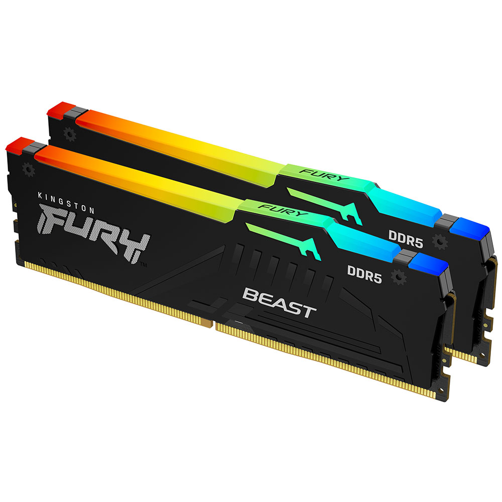 32GB Kingston FURY Beast RGB DDR5 6000 (2x 16GB) AMD EXPO 