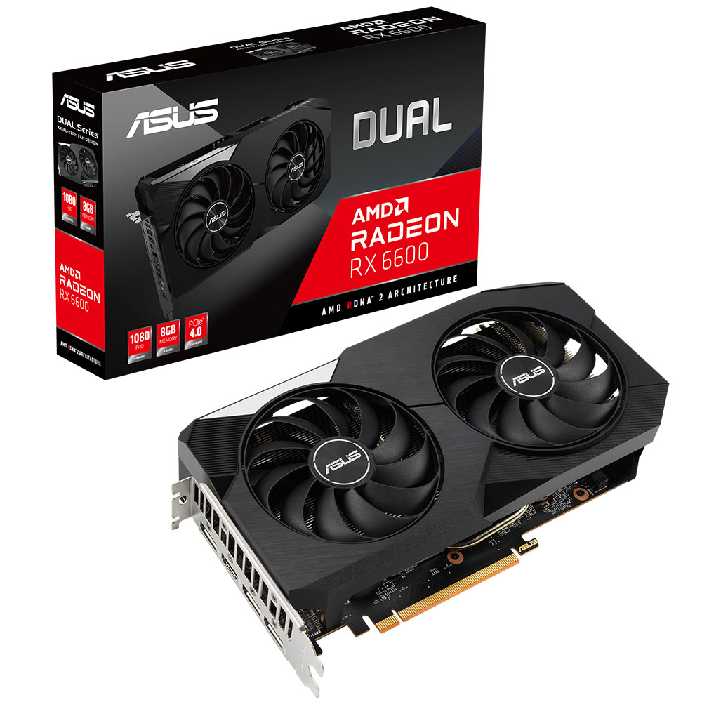 ASUS Radeon RX6600 DUAL 8G - B-Ware 