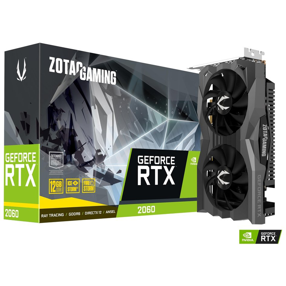 Zotac Gaming GeForce RTX 2060 Twin Fan 12G Grafikkarte 