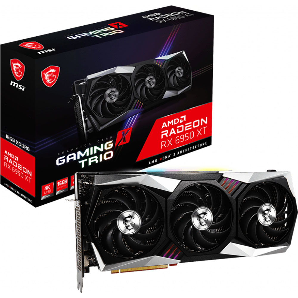 MSI Radeon RX 6950 XT Gaming X Trio 16G Grafikkarte 