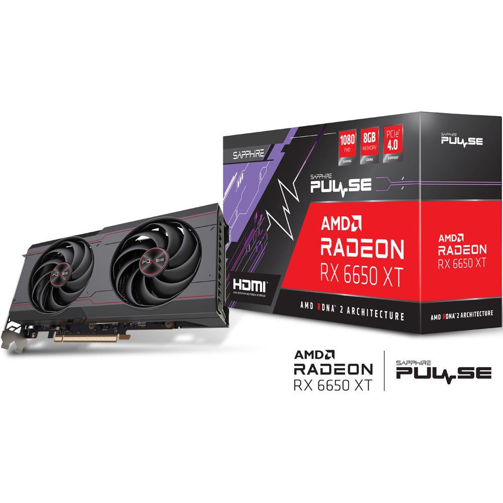 Sapphire Pulse Radeon RX 6650 XT Grafikkarte 