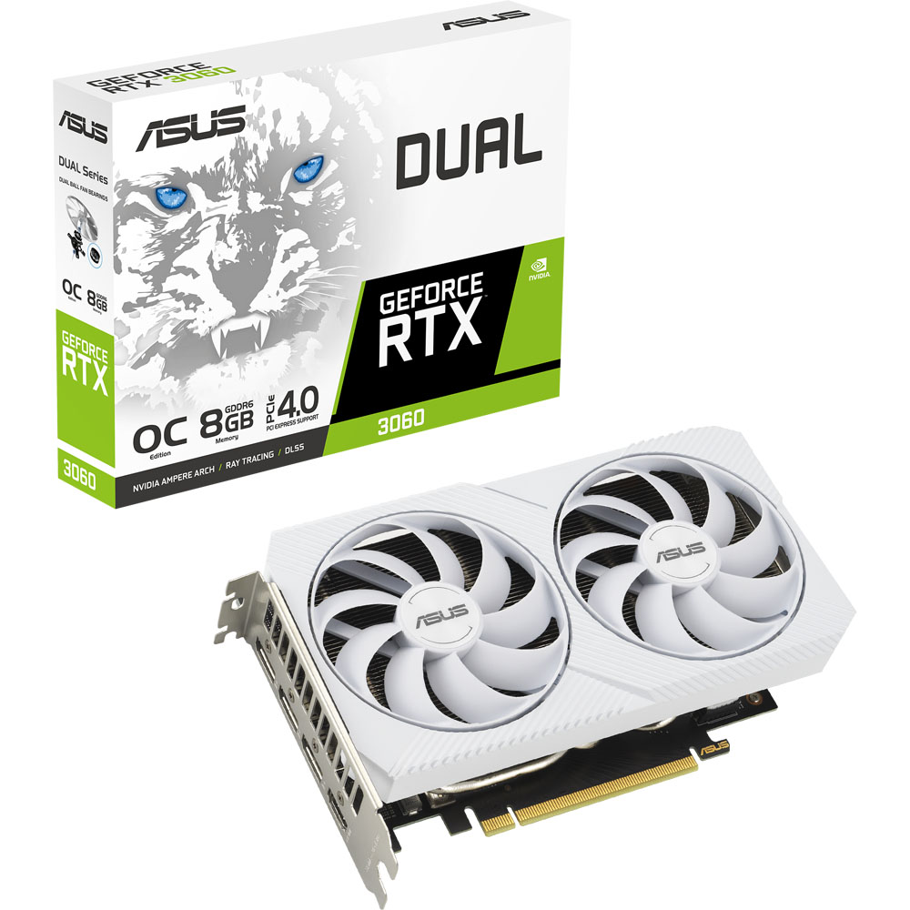 ASUS Dual GeForce RTX 3060 White OC 