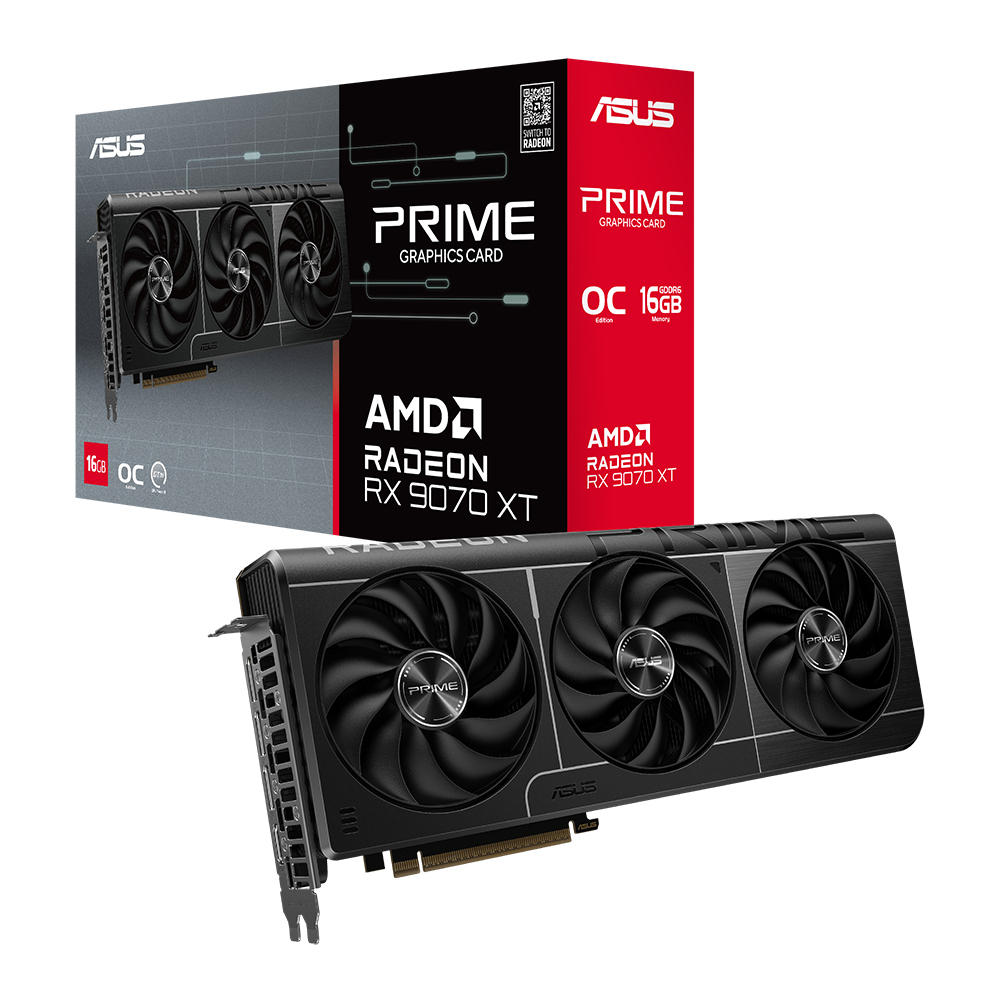 ASUS PRIME-RX9070XT-O16G AMD Radeon™ RX 9070XT 