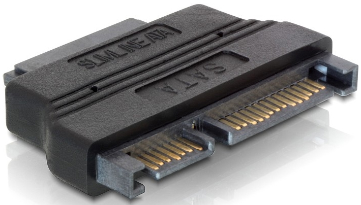 Divers Adapter SATA 22pin Stecker > Slim SATA Buchse 13pin | 04043619651566 Divers Adapter SATA 22pin Stecker > Slim SATA Buchse 13pin | 04043619651566