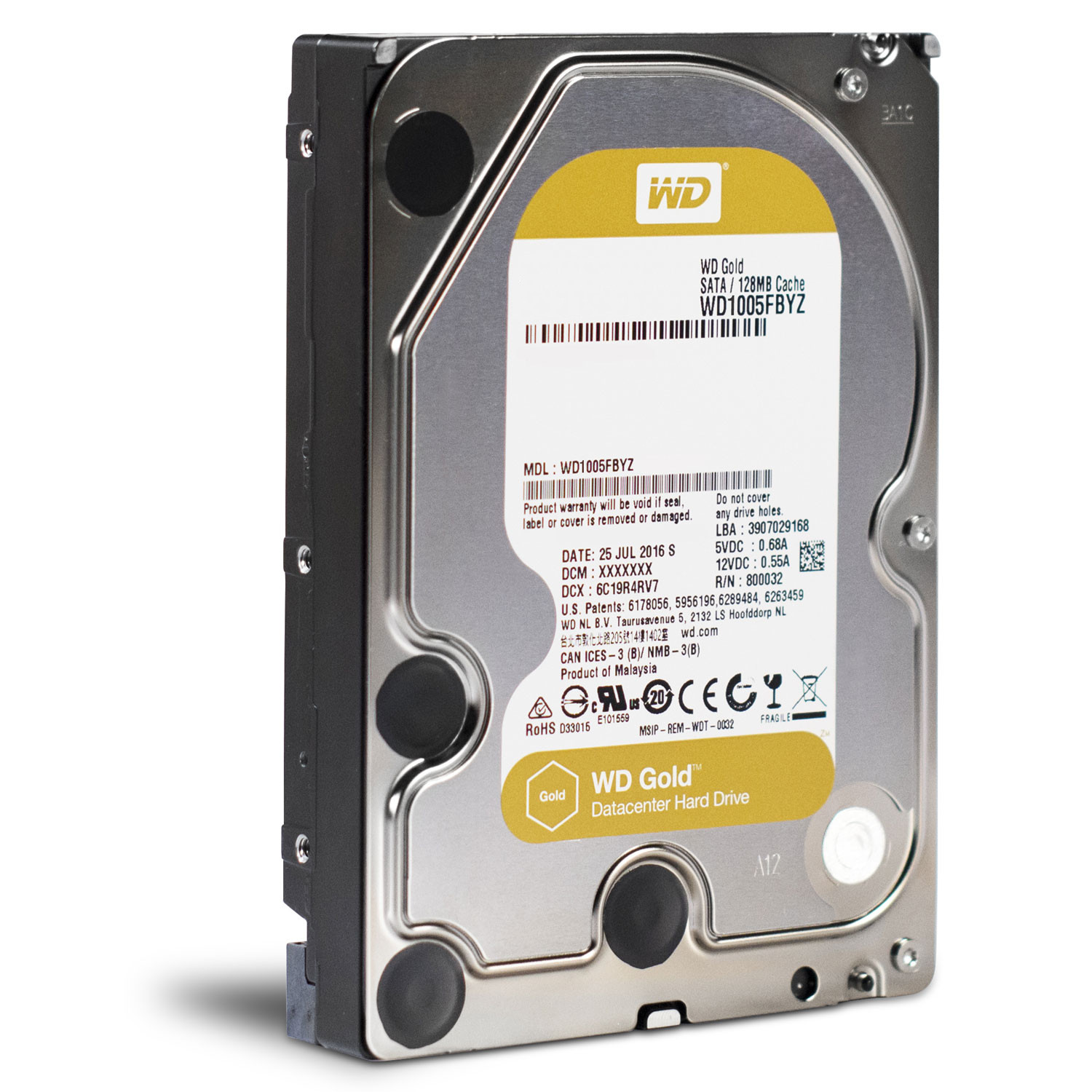 Western Digital 4000GB WD Gold WD4003FRYZ Festplatte | 00718037858098 Western Digital 4000GB WD Gold WD4003FRYZ Festplatte | 00718037858098