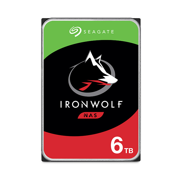 6000GB Seagate IronWolf ST6000VN001 NAS - 3,5" Serial ATA-600 HDD 