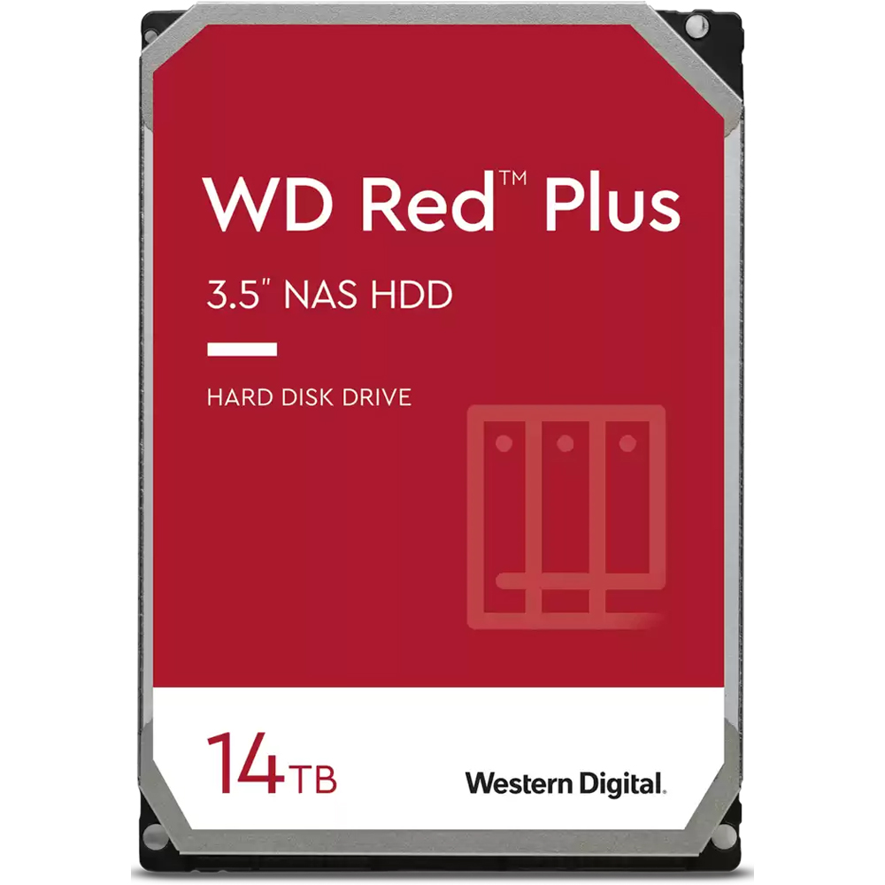 14000GB WD Red Plus WD140EFGX - 3,5" Serial ATA-600 HDD 